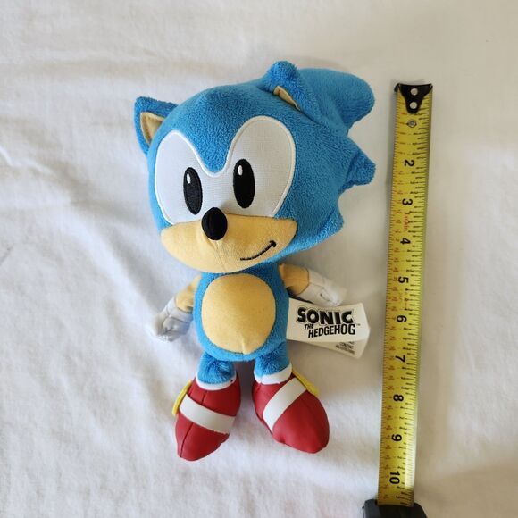 Set of 3 Sonic Plush Toys 8" Jakks Pacific 2023 Sonic Tails Knuckles Lot Sega - Picture 4 of 16